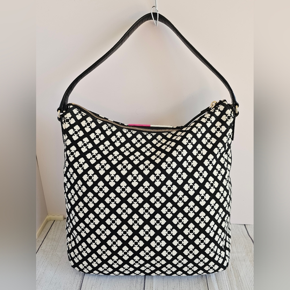 Kate Spade New York Classic Spade Mona Hobo Bag & Neda Wallet - Picture 3 of 16